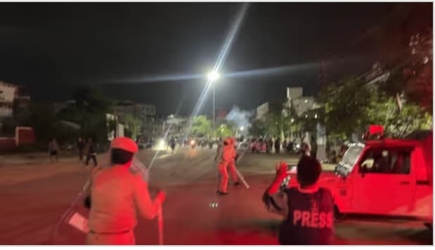Manipur: Kuki Demonstrations rage outside Rimes over injured, tear gas fired to disperse crowd