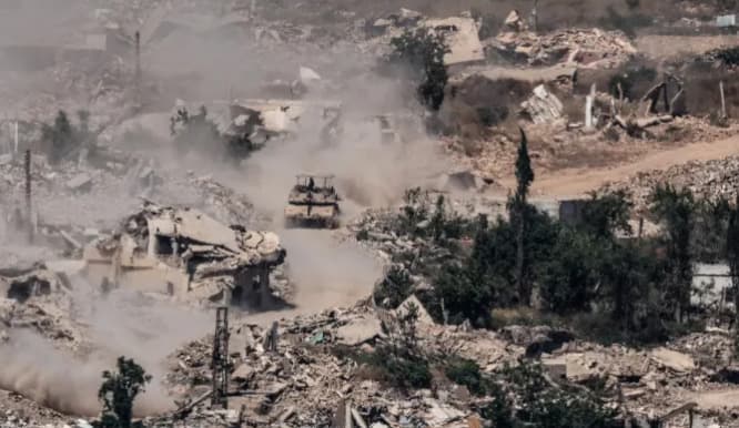 Israeli attacks intensify in southern Lebanon; three killed in drone strike.