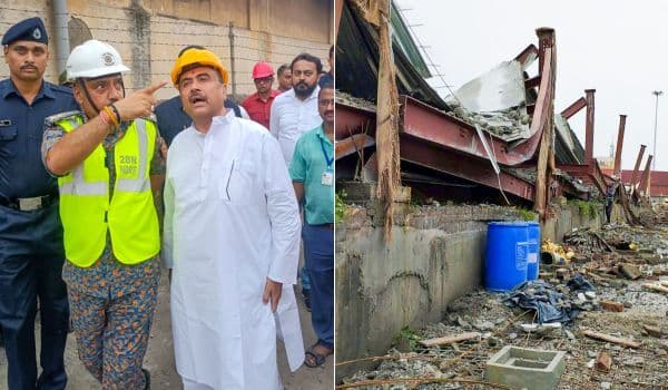 West Bengal: CM Suvendu Adhikari visits Kolkata godown-collapse site