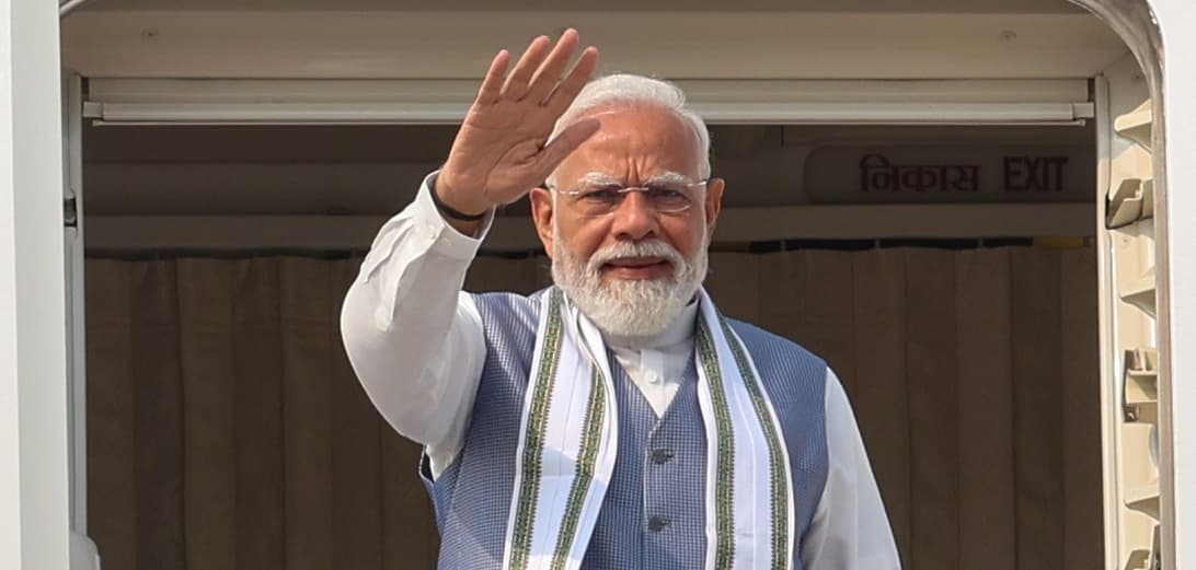 Prime Minister Modi departs from Delhi for Seychelles.