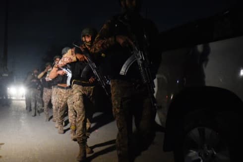 Attack on security forces' post in Karachi; three Rangers personnel killed.