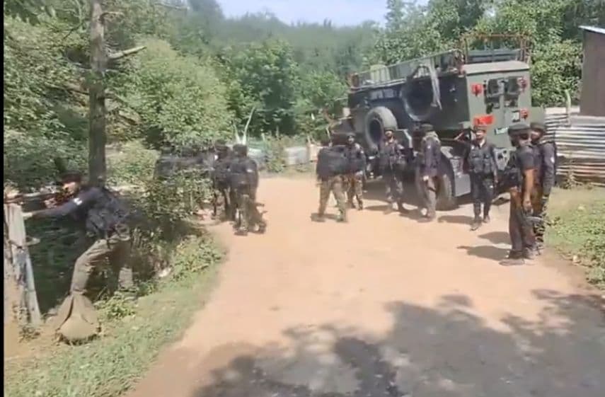 A militant killed in firing by security forces in Shopian.