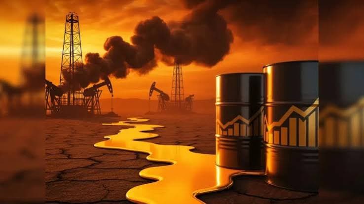 Crude oil prices surge sharply following the announcement of a ceasefire violation in West Asia; fears of mounting pressure on India's economy.