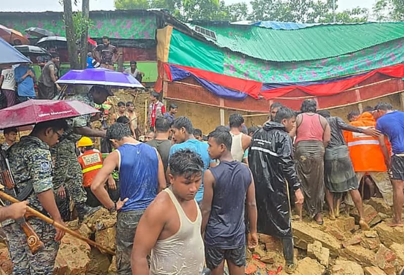 Rain disaster in Bangladesh, madrasa collapsed, 8 dead