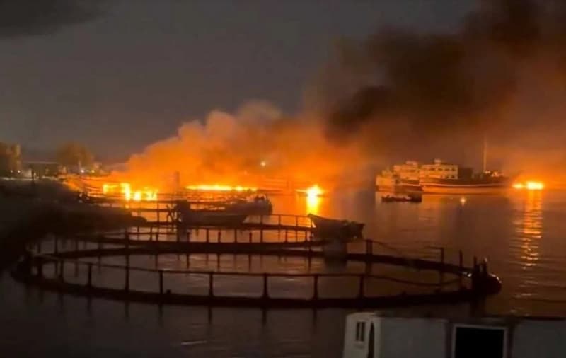 A powerful explosion near the Bushehr nuclear power plant in southern Iran