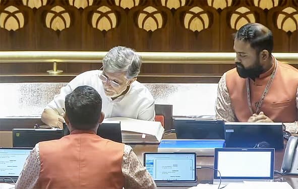 Nine newly elected Rajya Sabha members took the oath.