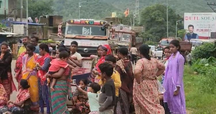 Student attacked during lunch break, student dies under treatment, demands for justice national highway blockade