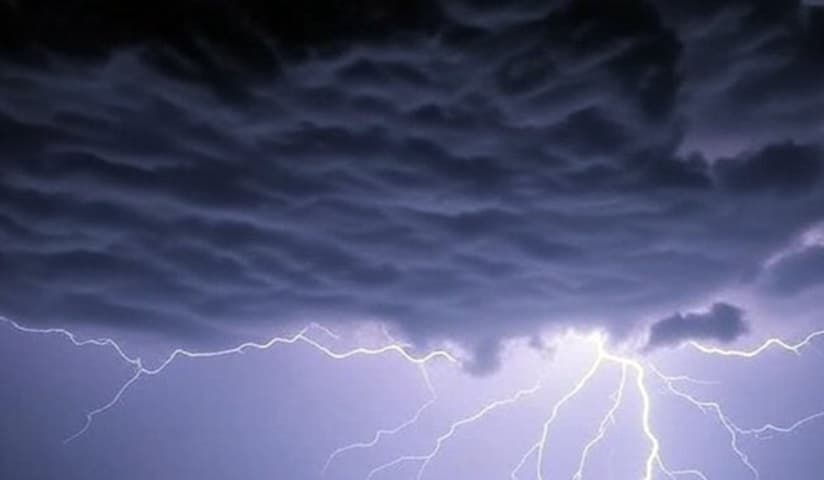 Warning issued for some districts of the state for the next five days regarding the possibility of thunderstorms, lightning and wind: Yellow warning issued for 17 districts for the next 24 hours