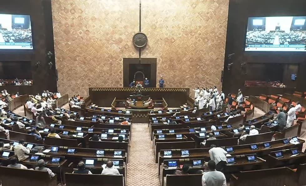 RS adjourned briefly amid uproar after Kharge raises Ram Temple donation issue; Rijiju demands apology