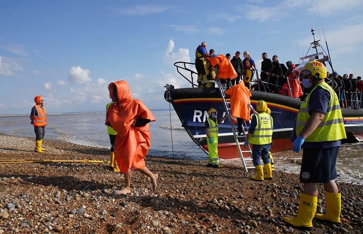 173 migrants rescued after boat catches fire in English Channel