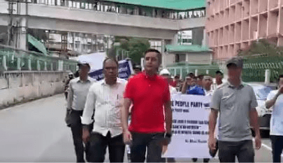 Meghalaya: Opposition party leads march for action on key public issues