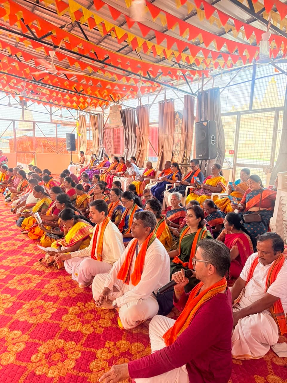 श्रीराम मंदिर में गुंजायमान हुआ विष्णु सहस्रनाम पाठ