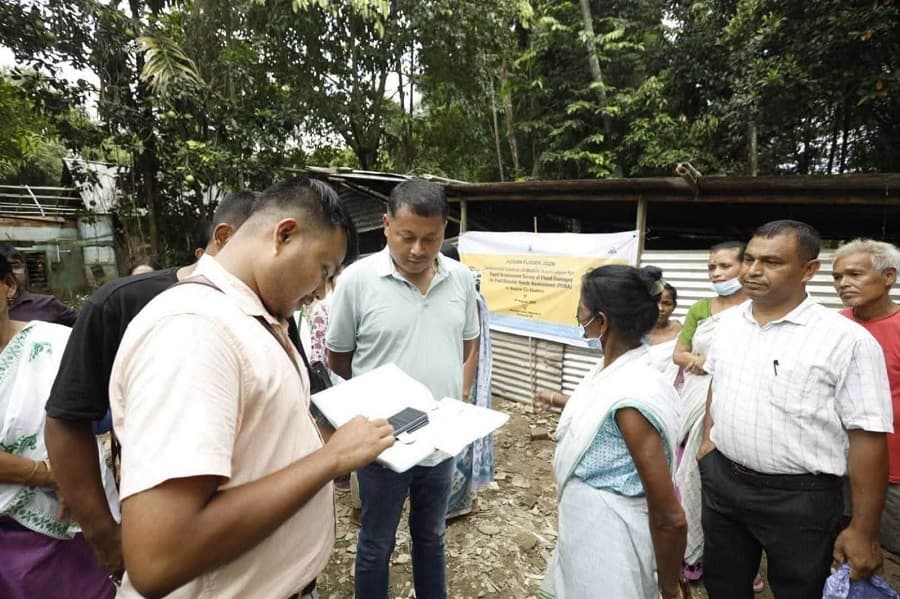 Assessment of flood damage begins in Assam; residents of four Upper Assam districts in distress.