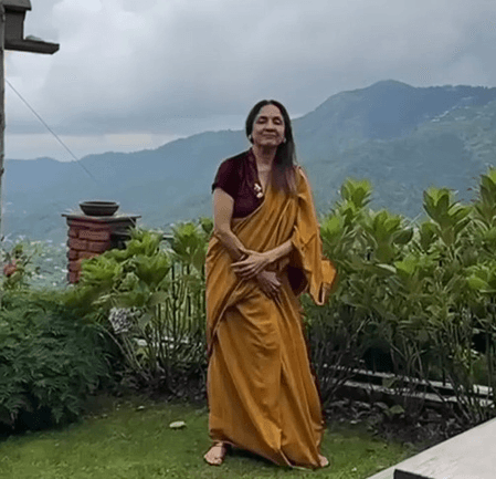 Neena Gupta soaks in the serenity of the hills, calls it her ‘sukoon’