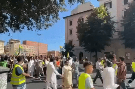 Kashmiri diaspora stages protest in Italy, condemns brutalities by Pak forces in PoK