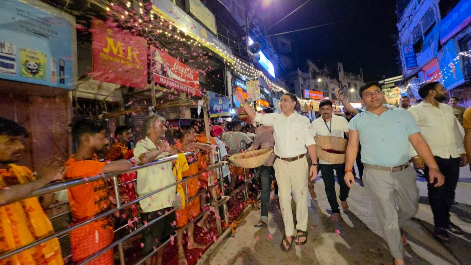 A massive surge of devotion at Kashi Vishwanath; it is the second Monday of the holy month of Sawan, and chants hailing Mahadev echo all around.