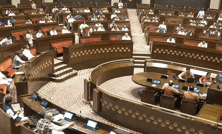 Rajya Sabha adjourned briefly amid Oppn uproar