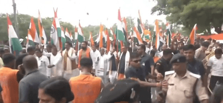 CM Samrat Choudhary leads Tiranga Yatra in Patna, thousands join