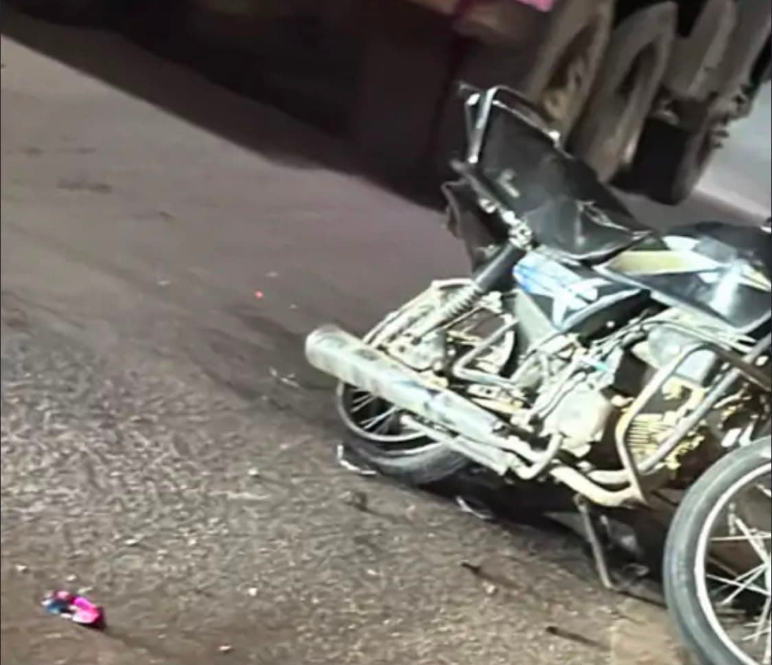 Speeding car runs over family on bike; father and daughter killed, mother and son critically injured.