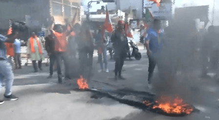 BJP calls Jharkhand Bandh to protest police action on students; party workers take to streets