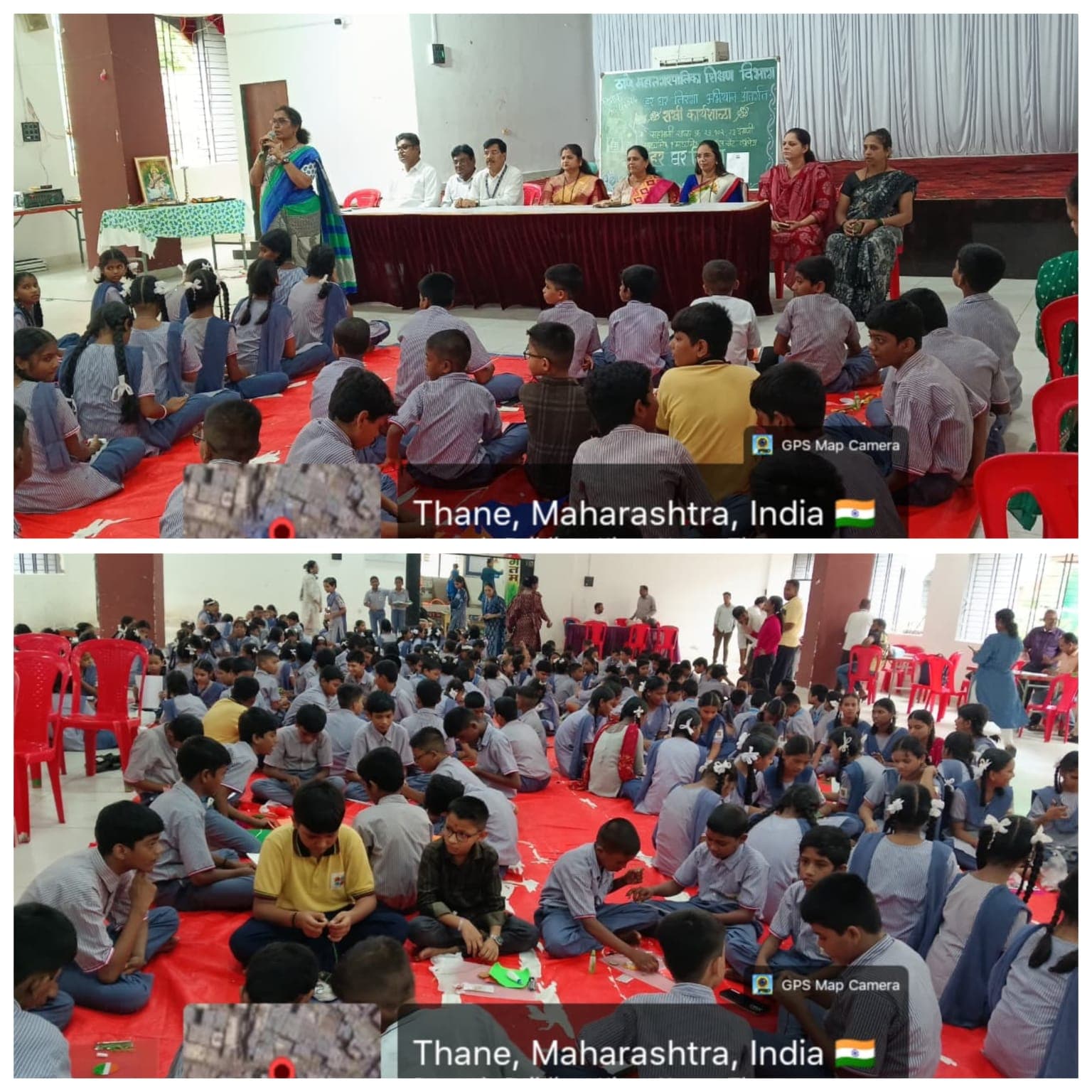 'Tiranga Rakhi' workshops in TMC schools as part of the 'Har Ghar Tiranga' campaign.