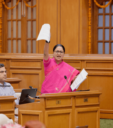 Delhi CM Rekha Gupta presents CAG report in Assembly, exposes AAP govt’s lapses