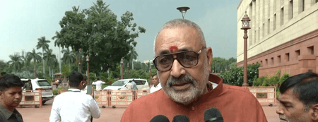 Cong crossed all limits by bringing monkeys into Parliament: Giriraj Singh