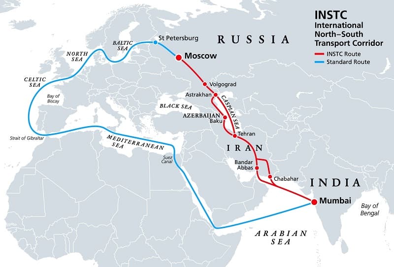 Russia India Instc Afghanistan Ensure Safe Rail Ro