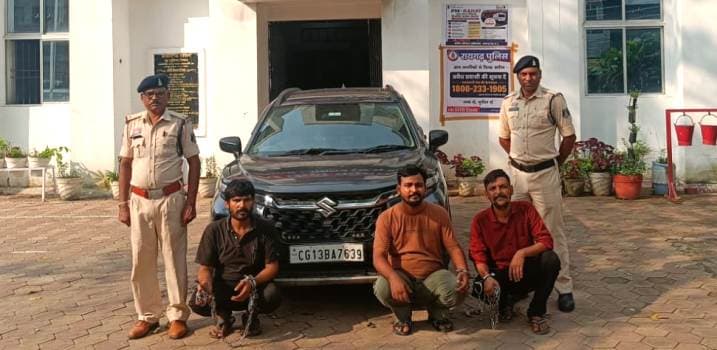 Police Arrested Three Criminal Raigarh