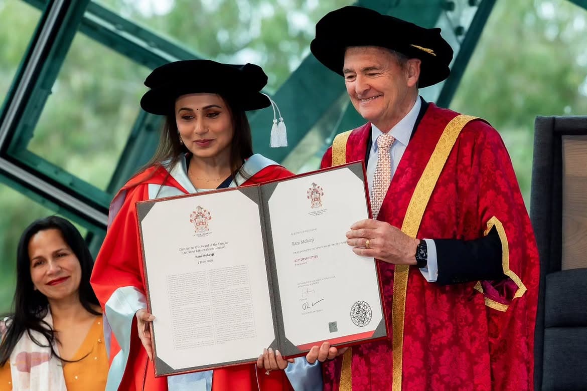 Rani Mukerji Honoured Receives Award Iffm
