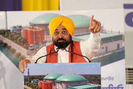 Punjab CM lays foundation stone of compressed bio-gas plant in Ludhiana