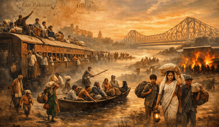 Partition trauma in East India was slower with episodic migration