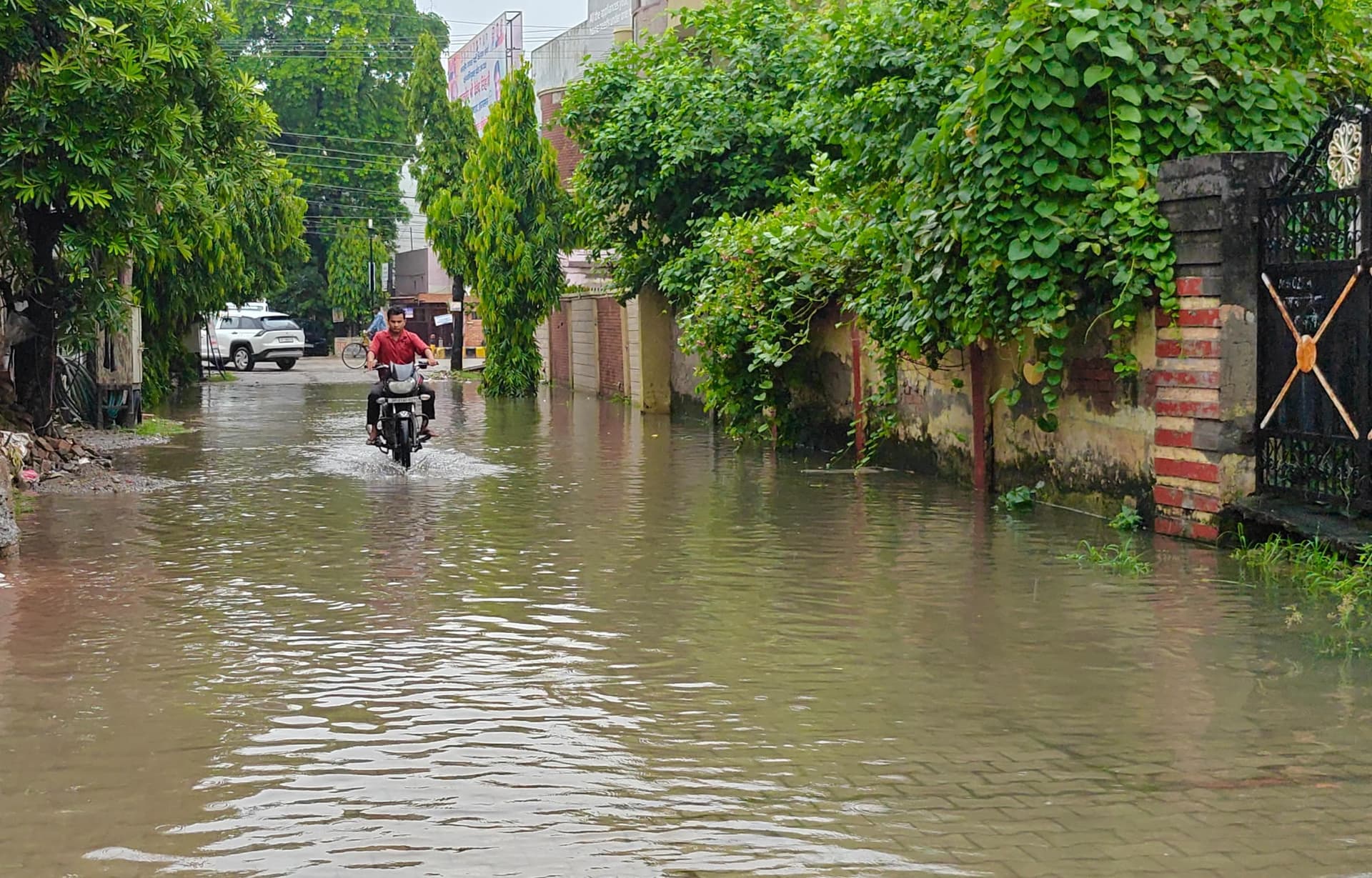 Muradabad Flooded Water Rain