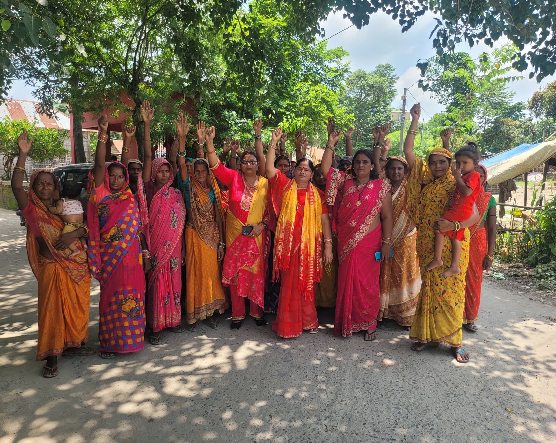 Bjp Women Wing Pradarshan Against Congress