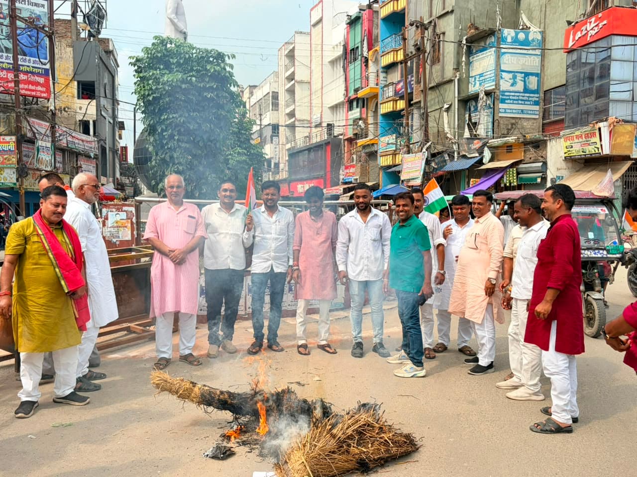 Bjym Burnt Rahul Gandhis Effi
