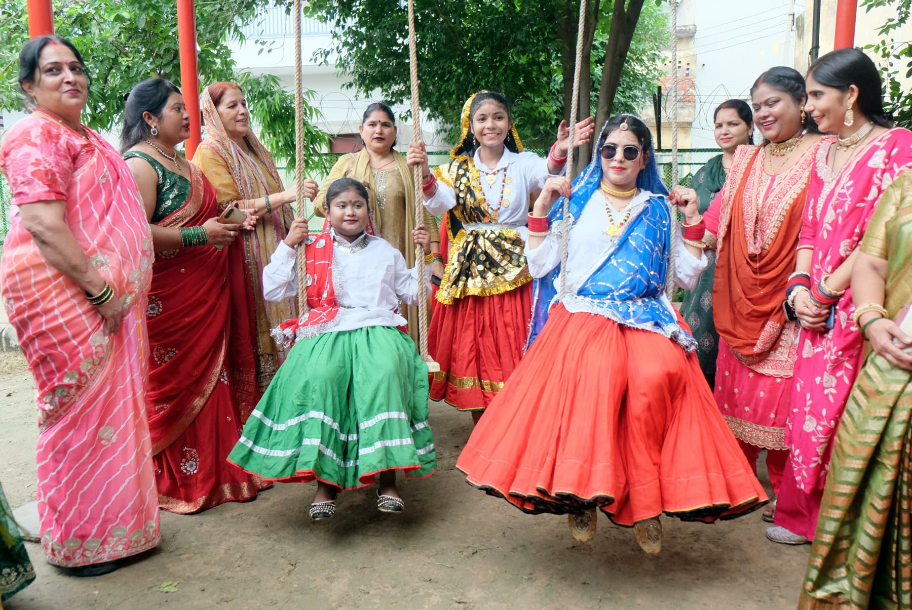 Gurugram Teej Haryanvi Dress