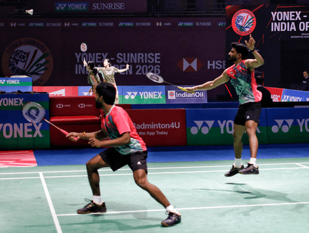 ‘Parents are watching me live after 13 years’: Arjun-Hariharan savour Badminton WC opener win