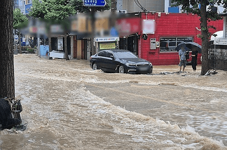 Heavy rainfall causes extensive damage in southwestern South Korea