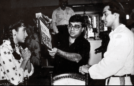 Rajkumar Santoshi’s daughter Tanisha shares unseen BTS pics of Big B, Salman Khan from Khakee, Andaz Apna Apna