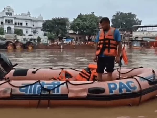 Satna Mandakini Spate Chitrakoot Ramghat Submerged