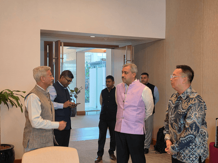EAM Jaishankar arrives in Singapore ahead of 4th Ministerial Roundtable