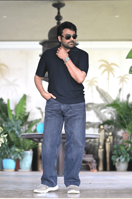 Chiranjeevi's #Mega158 unit completes 40 days of shooting; film's first half edit locked!