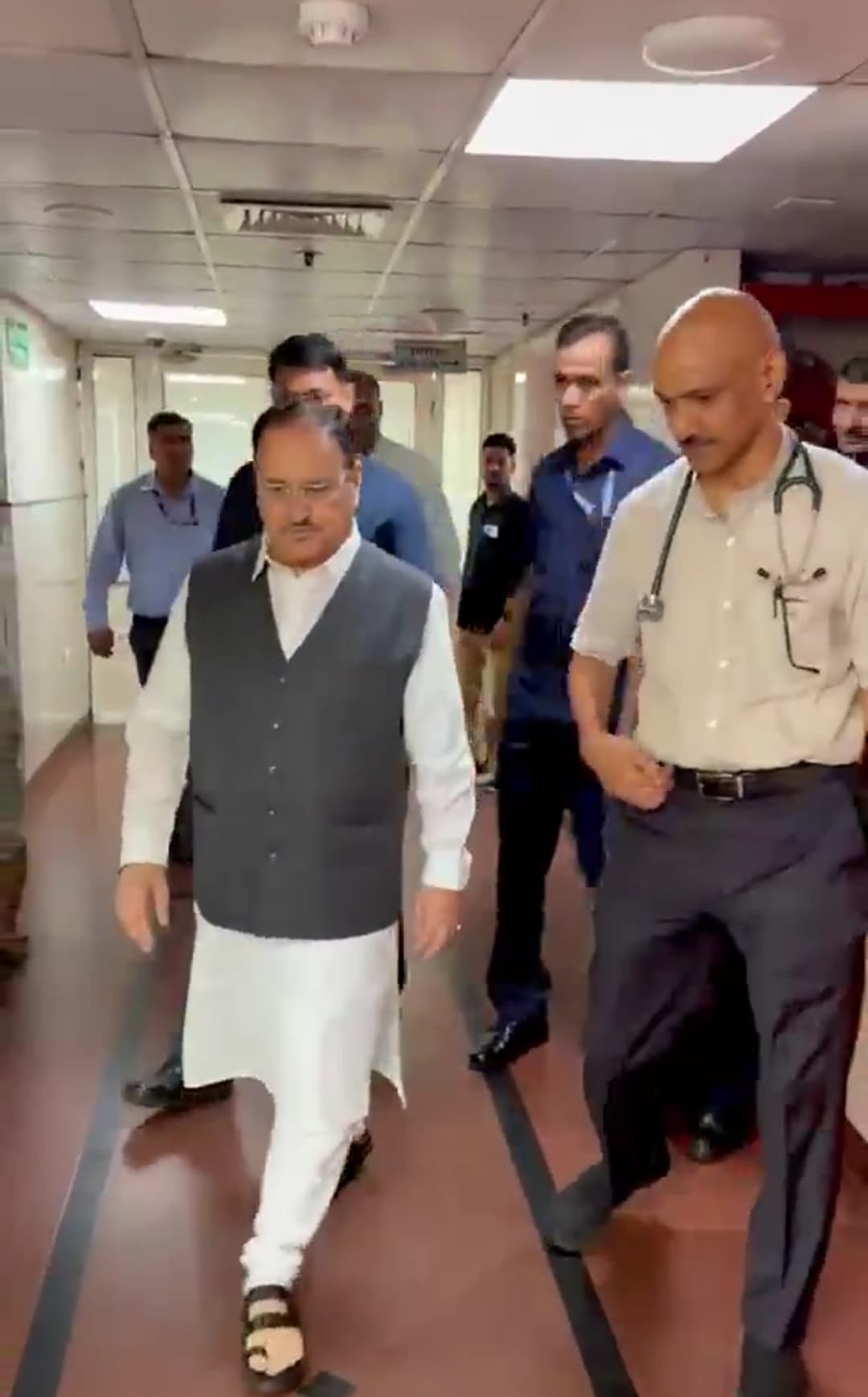 Jp Nadda Discharged From Aiims