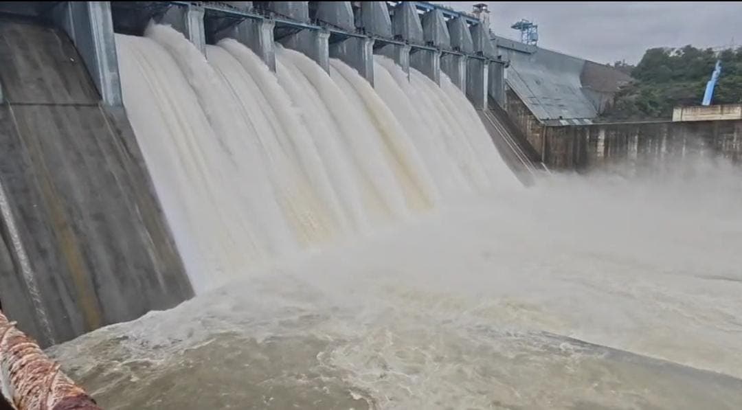 2 Water Gates Of Bango Dam Closed
