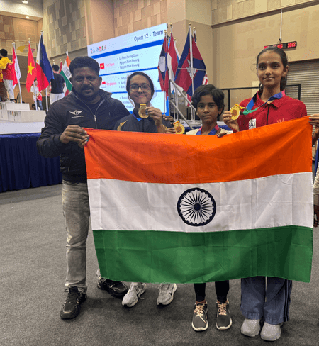Indian U-11 girls team wins bronze at ASEAN Age Group Chess Championship