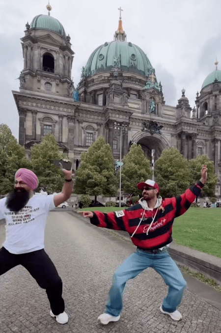 Diljit Dosanjh candidly calls Berlin’s Golden Victory Column as ‘Baby Doll Main Sone Di’, does ‘Bhangra’ on streets