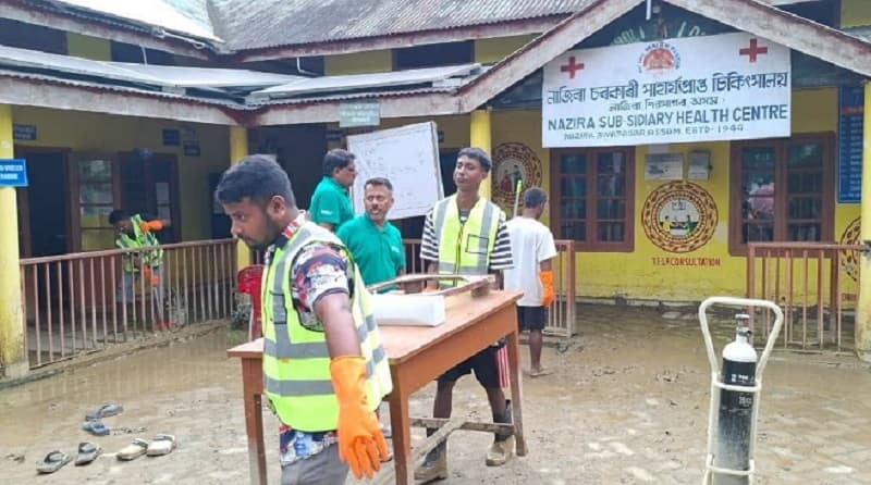 Assam Flood Relief Ndrf Sdrf