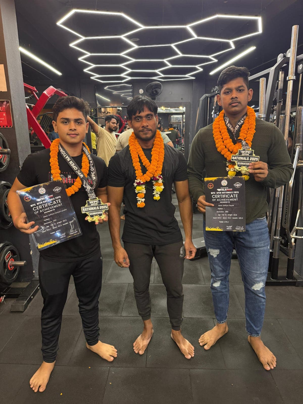 Gold Medal For Waight Lifting