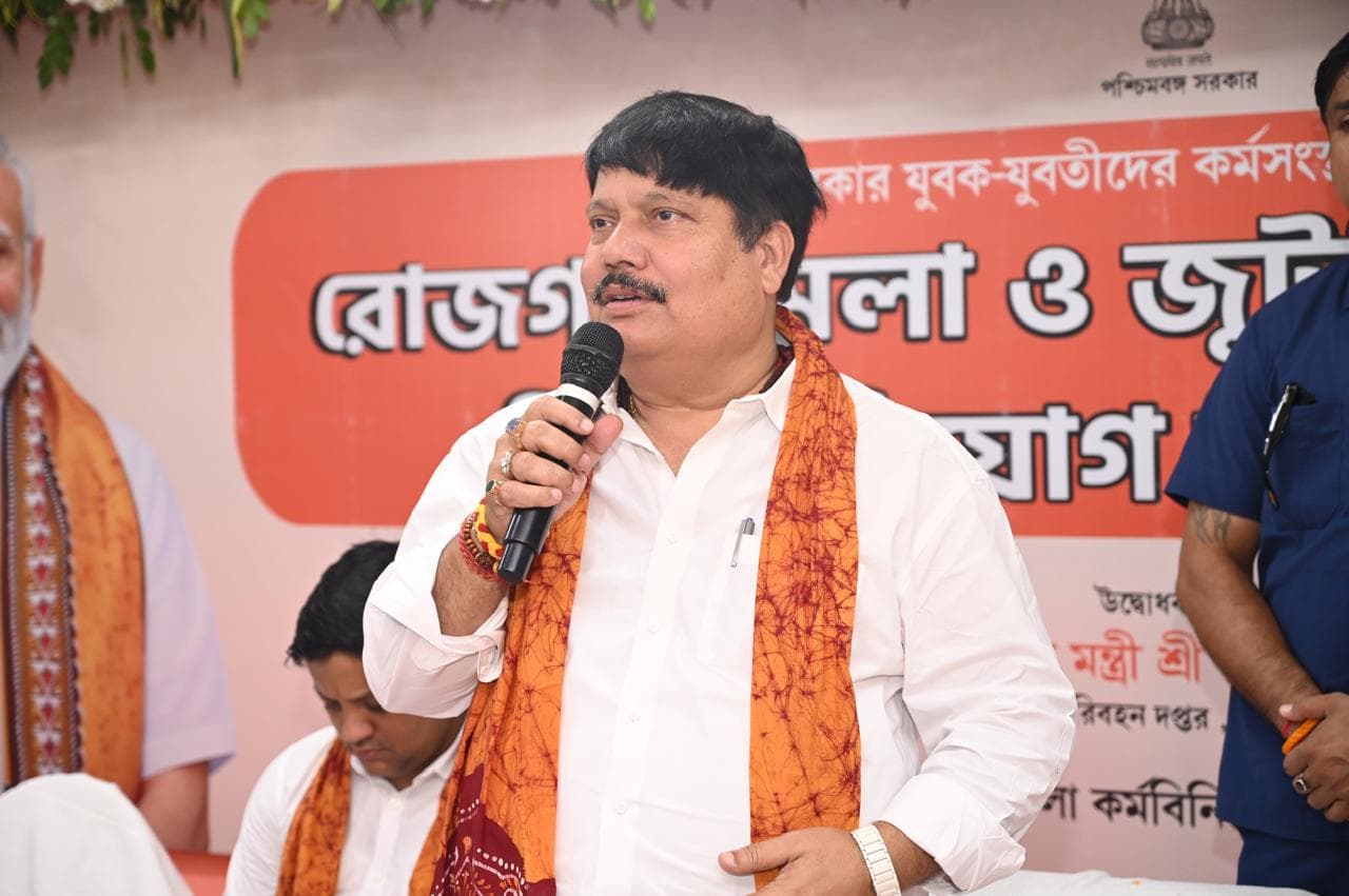 Job fair in Kalyani; Labour Minister Arjun Singh inaugurates a special recruitment camp for jute mill workers.