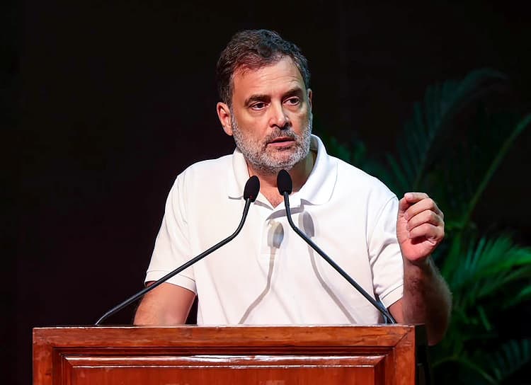Rahul Gandhi Criticizes Government Over Swaraj Con